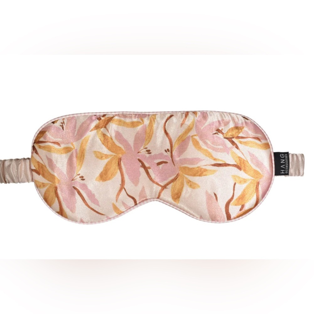 HANG Accessories - Gold Leaf Satin Eyemask NWT - Picture 2 of 5